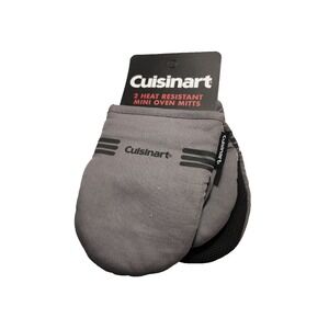 Cuisinart Mini Oven Mitts 2Pk Heat Resistant New